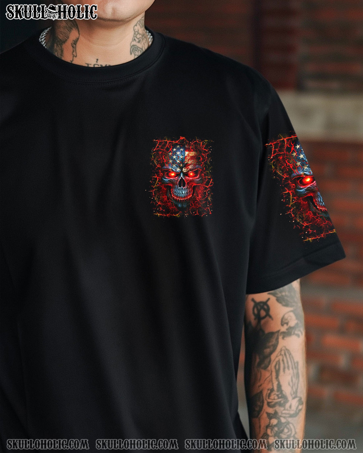 BLISSCORNERS AMERICA LIVE IT LOVE IT OR GET THE HELL OUT ALL OVER PRINT