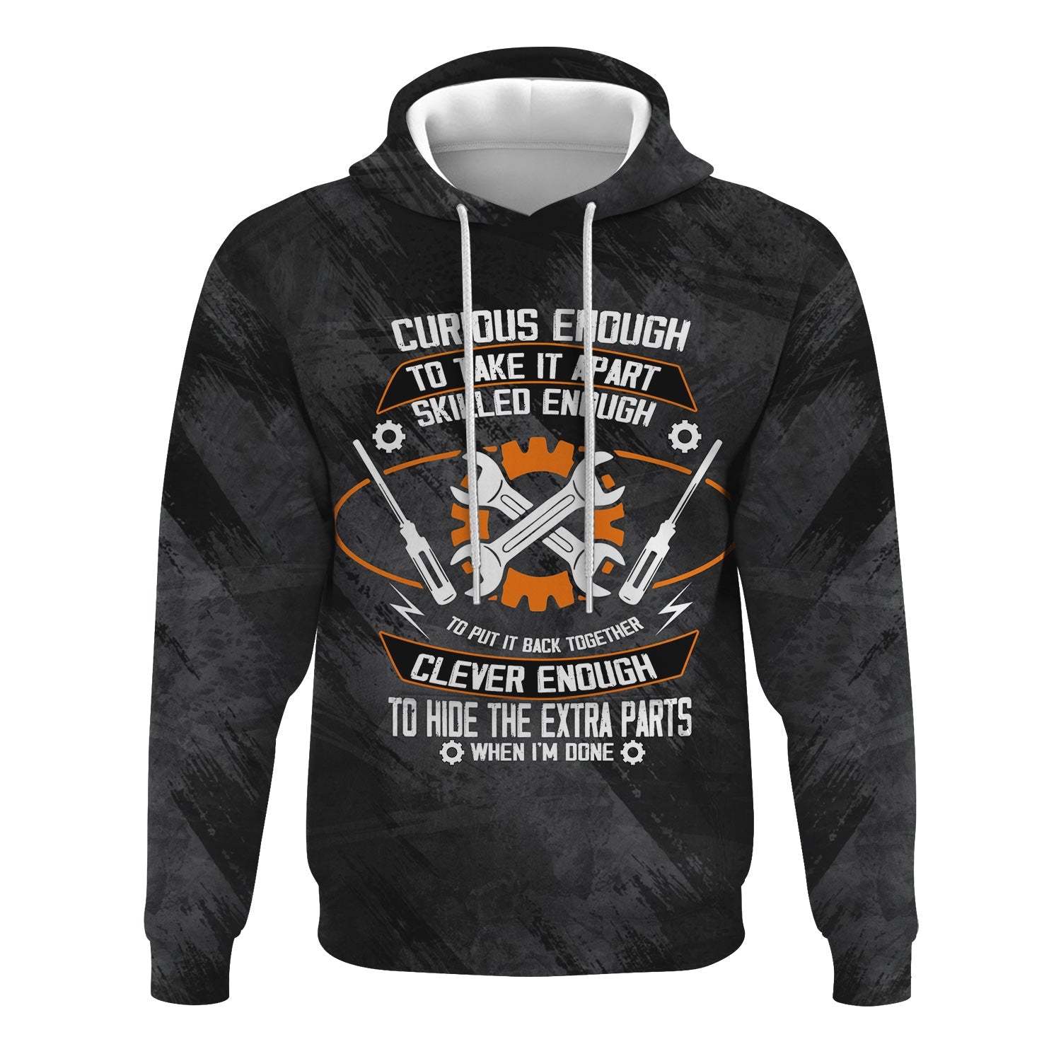 Blisscorners Funny Mechanic Shirt, Curious Enough to Take It Apart, Skilled to Rebuild & Clever to Hide Extra Parts, Perfect Gift for Engineers