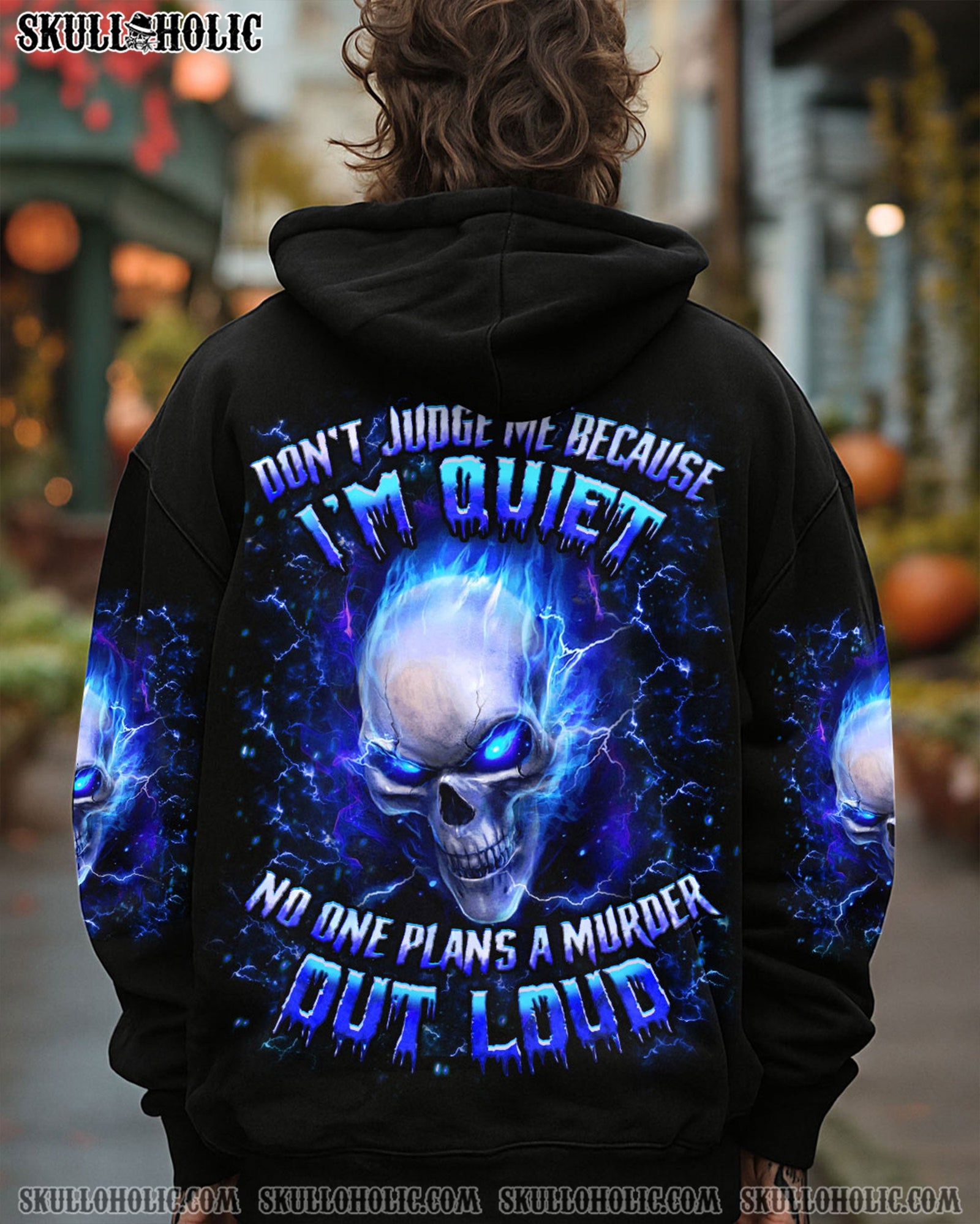 BLISSCORNERS DON'T JUDGE ME BECAUSE I'M QUIET ALL OVER PRINT