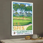 Blisscorners 2025 U.S. Open Championship Canvas, Oakmont Country Club Art, Gifts For Golf Lovers LM2611