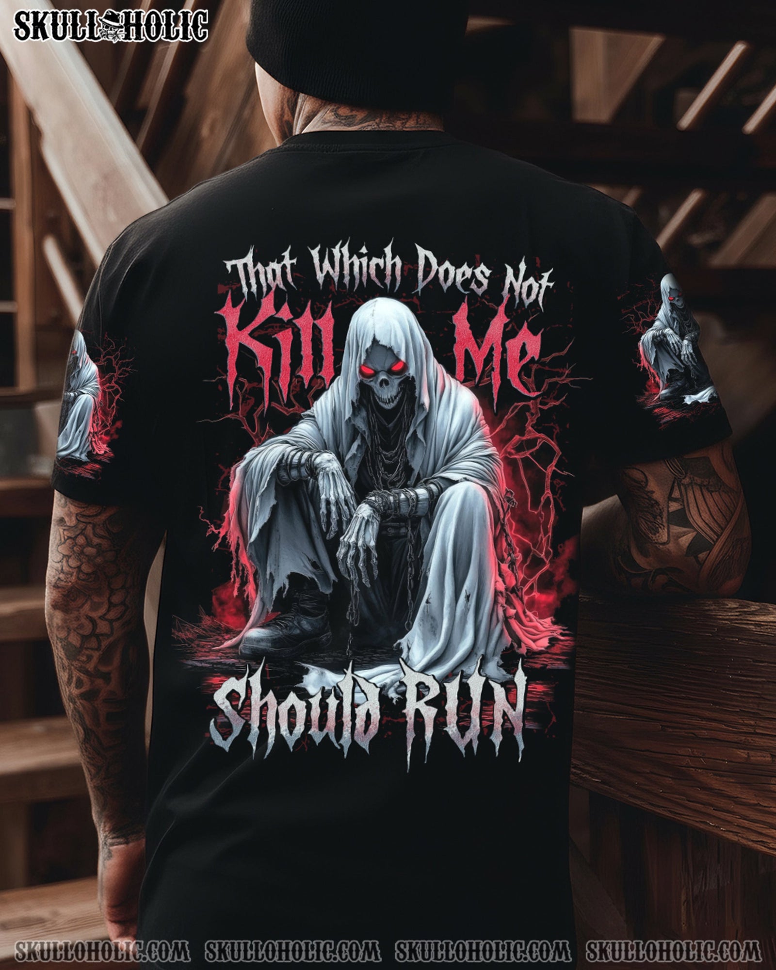 BLISSCORNERS THAT WHICH DOES NOT KILL ME SHOULD RUN ALL OVER PRINT
