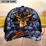 Blisscorners Premium Florapunk S21 Deer Hunting Trucker Camouflage Pattern Multicolor Personalized Name 3D Cap