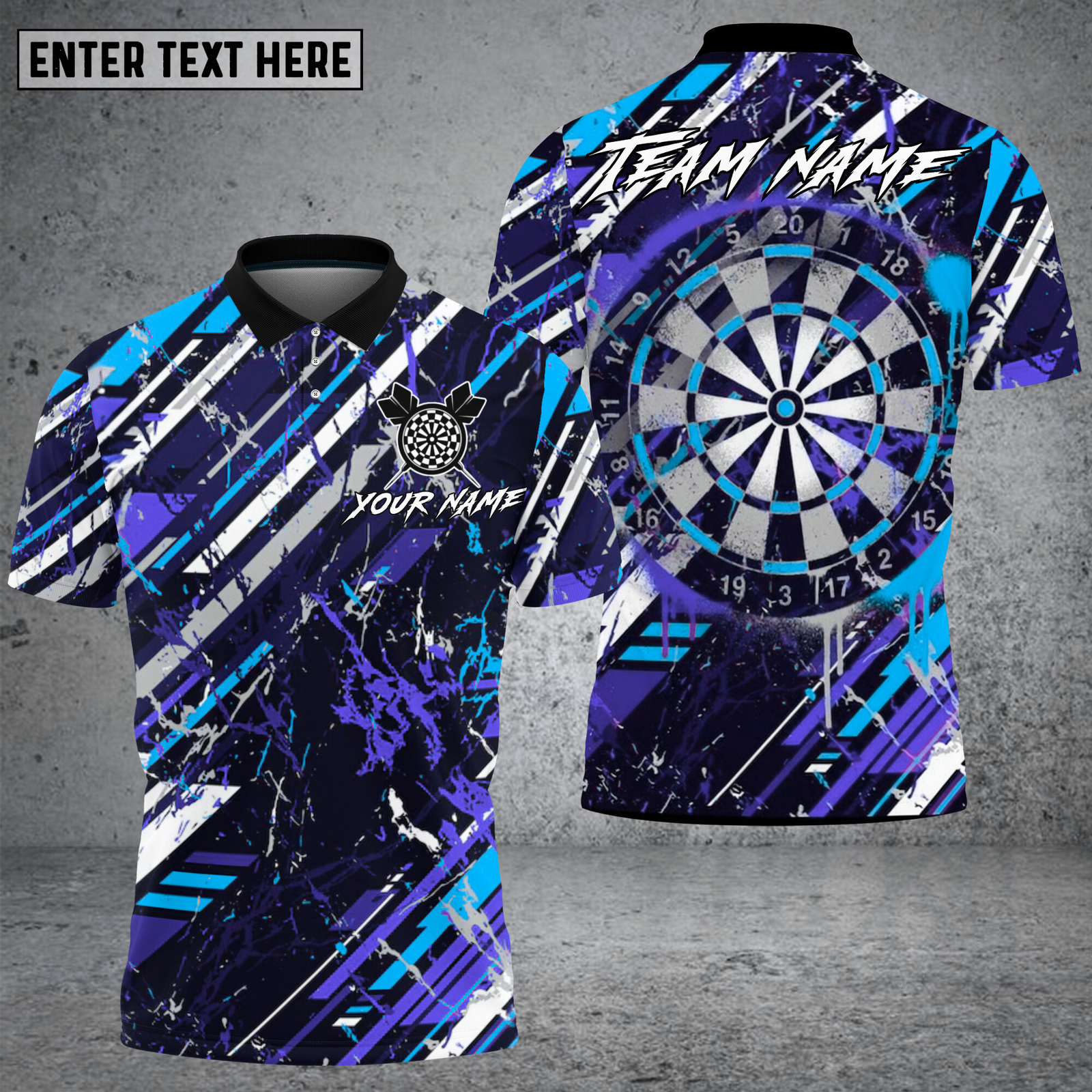 Blisscorners Dart Shirt Abstract Strike Style Multioptions Personalized Name, Team Name Unisex 3D Shirt (4 Colors)