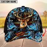 Blisscorners Premium Florapunk S21 Deer Hunting Trucker Camouflage Pattern Multicolor Personalized Name 3D Cap