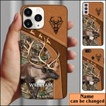 Blisscorners Reindeer Hunting Personalized Name Phone Case LM0912