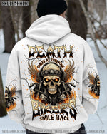 BLISSCORNERS BIKERS SMILE BACK SKULL BIKERALL OVER PRINT