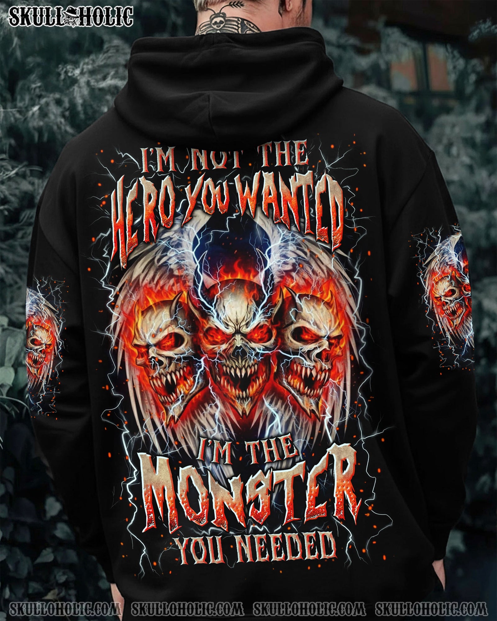 BLISSCORNERS I'M NOT THE HERO YOU WANTED ALL OVER PRINT