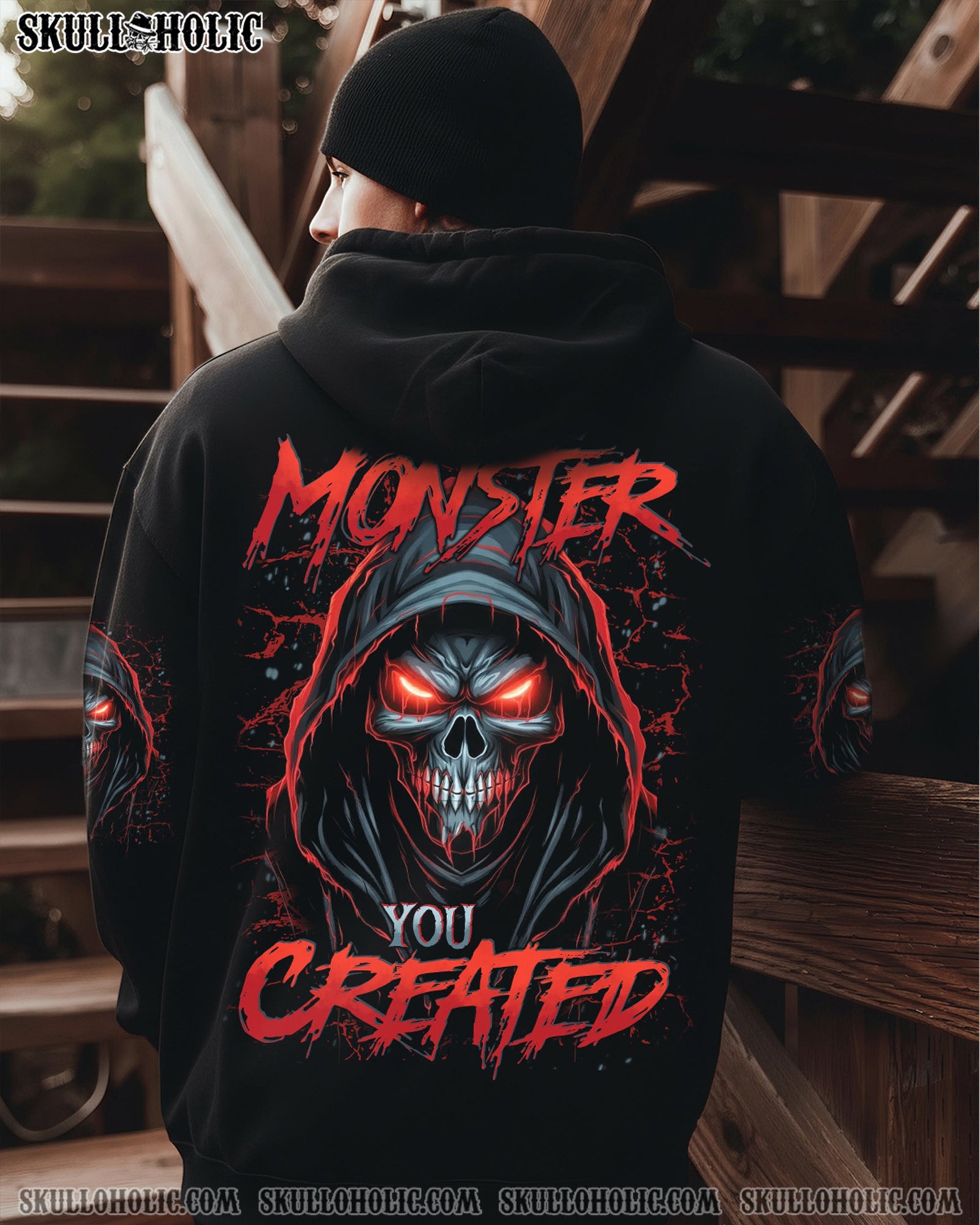 BLISSCORNERS I AM THE MONSTER YOU CREATED ALL OVER PRINT