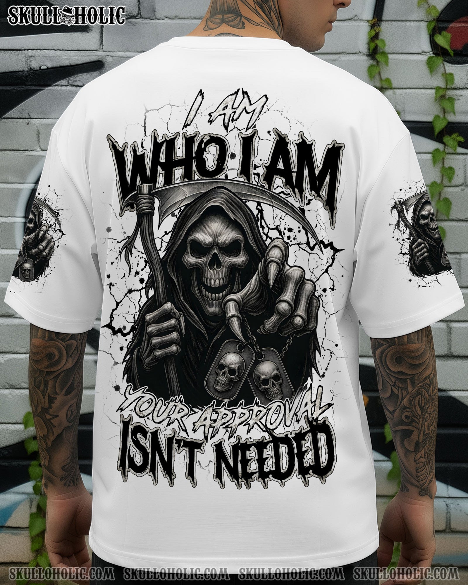 BLISSCORNERS I AM WHO I AM ALL OVER PRINT
