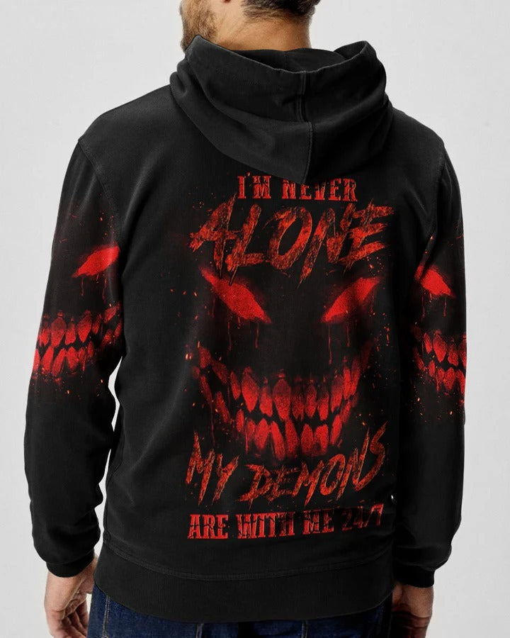 BLISSCORNERS I'M NEVER ALONE SKULL DEMON ALL OVER PRINT 6