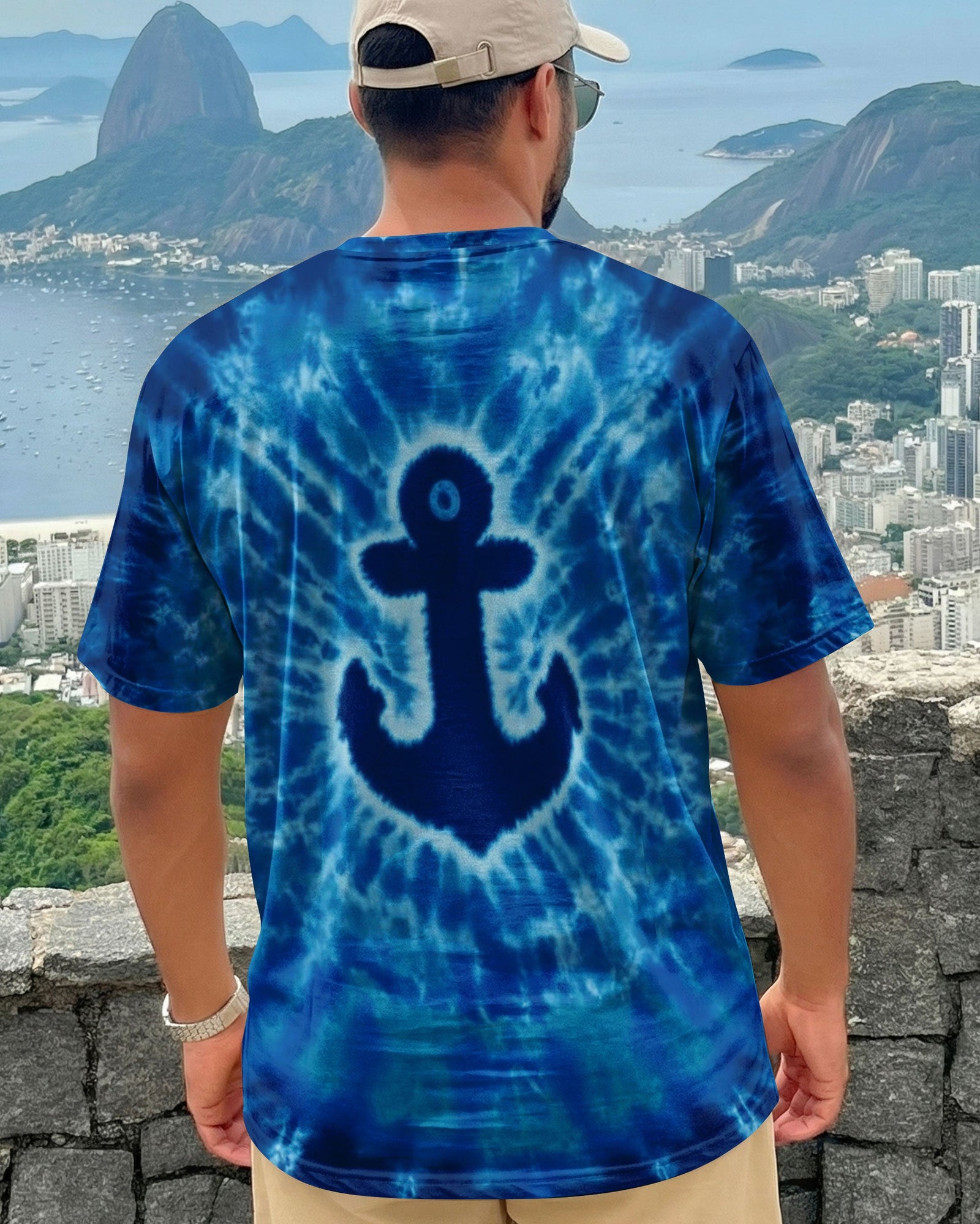 BLISSCORNERS ANCHOR TIE DYE ALL OVER PRINT