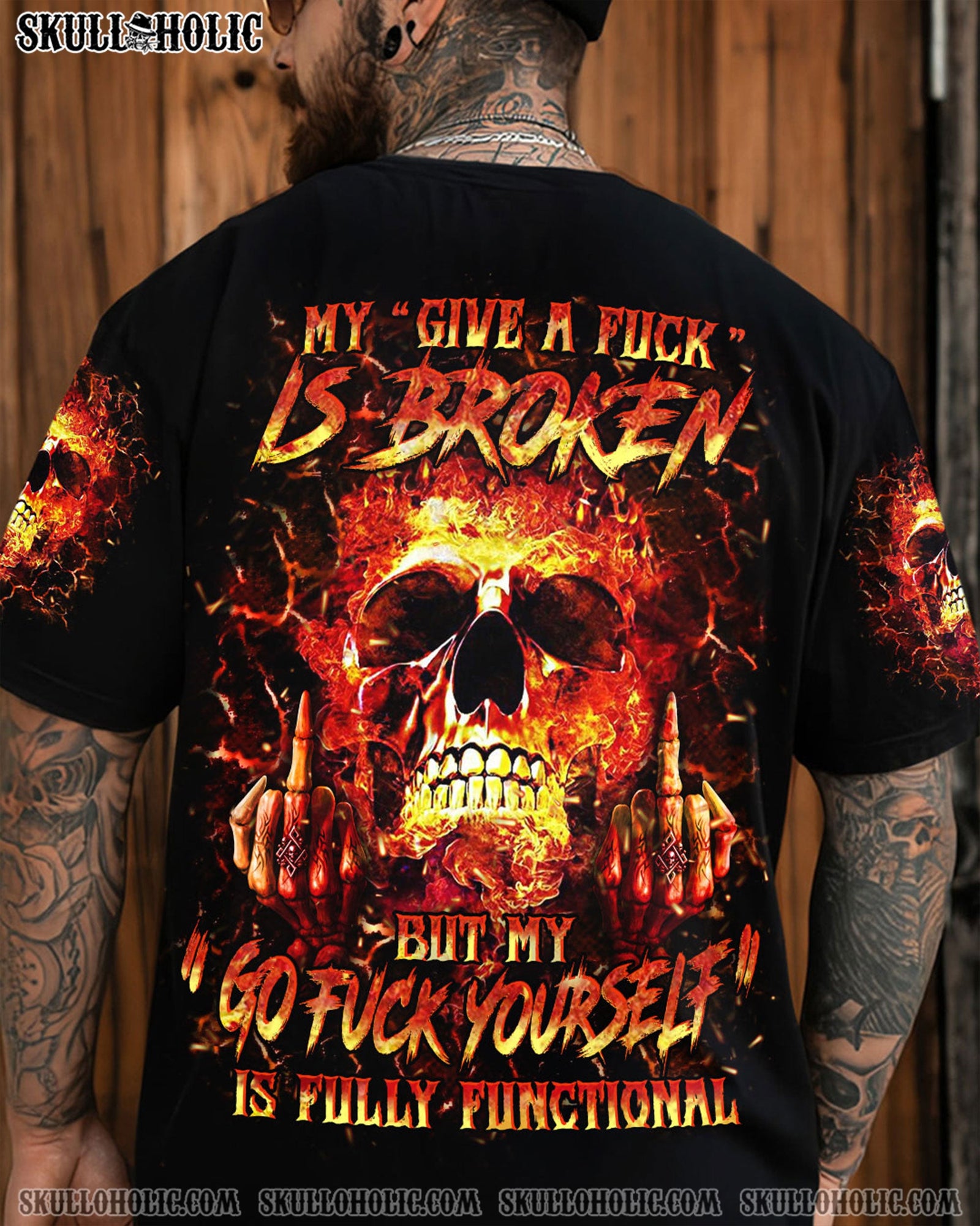BLISSCORNERS MY GIVE A F IS BROKEN ALL OVER PRINT
