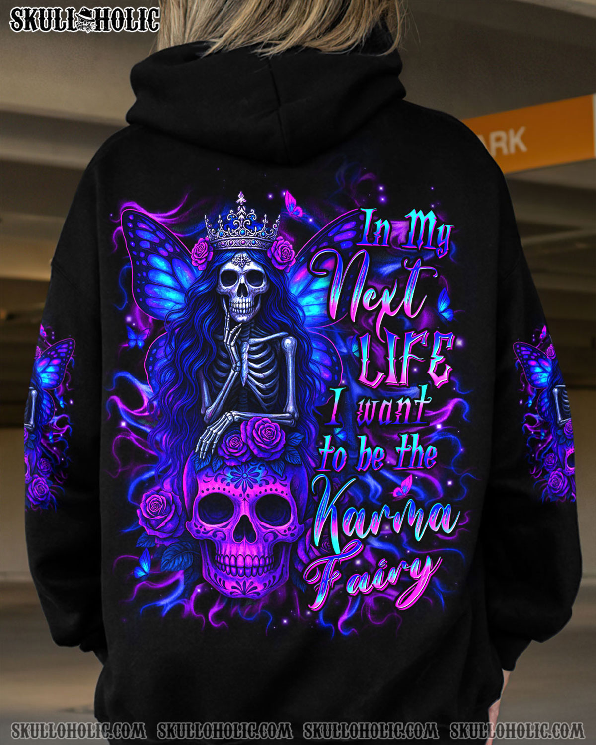 BLISSCORNERS KARMA FAIRY SKULL ALL OVER PRINT