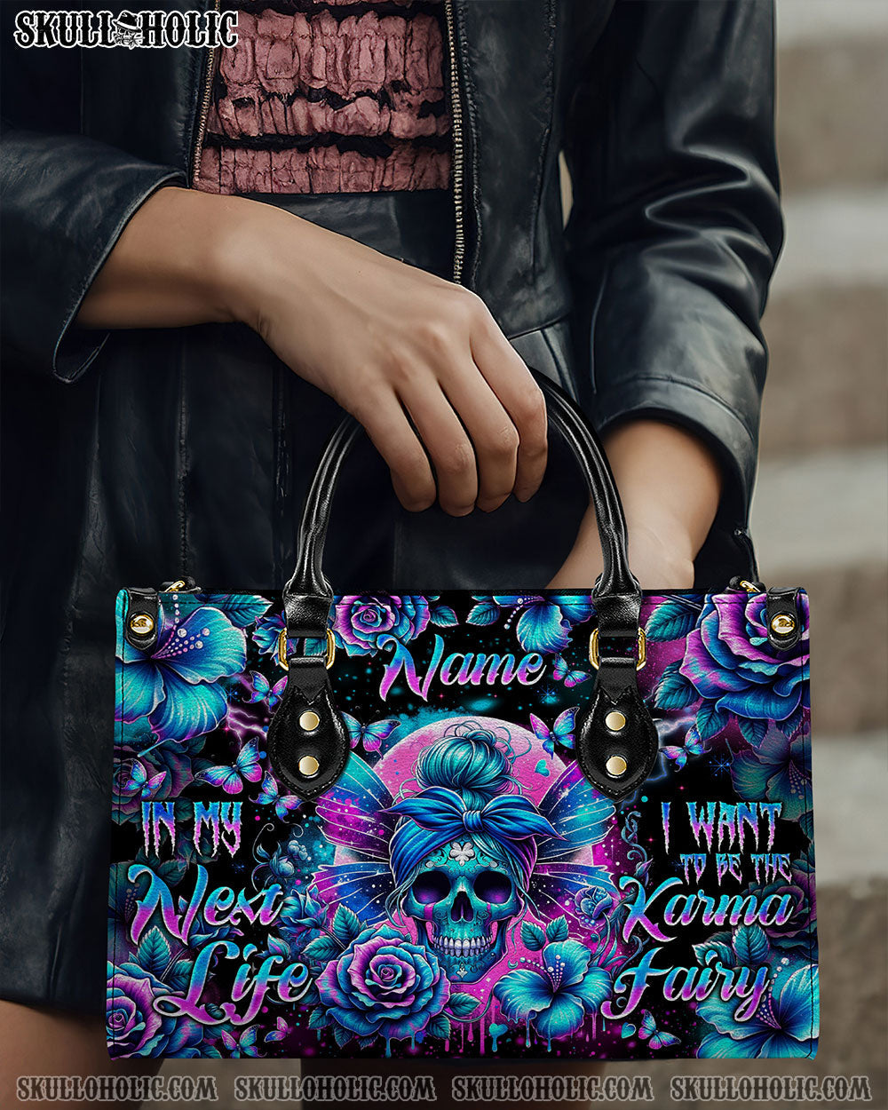 BLISSCORNERS KARMA FAIRY LEATHER HANDBAG