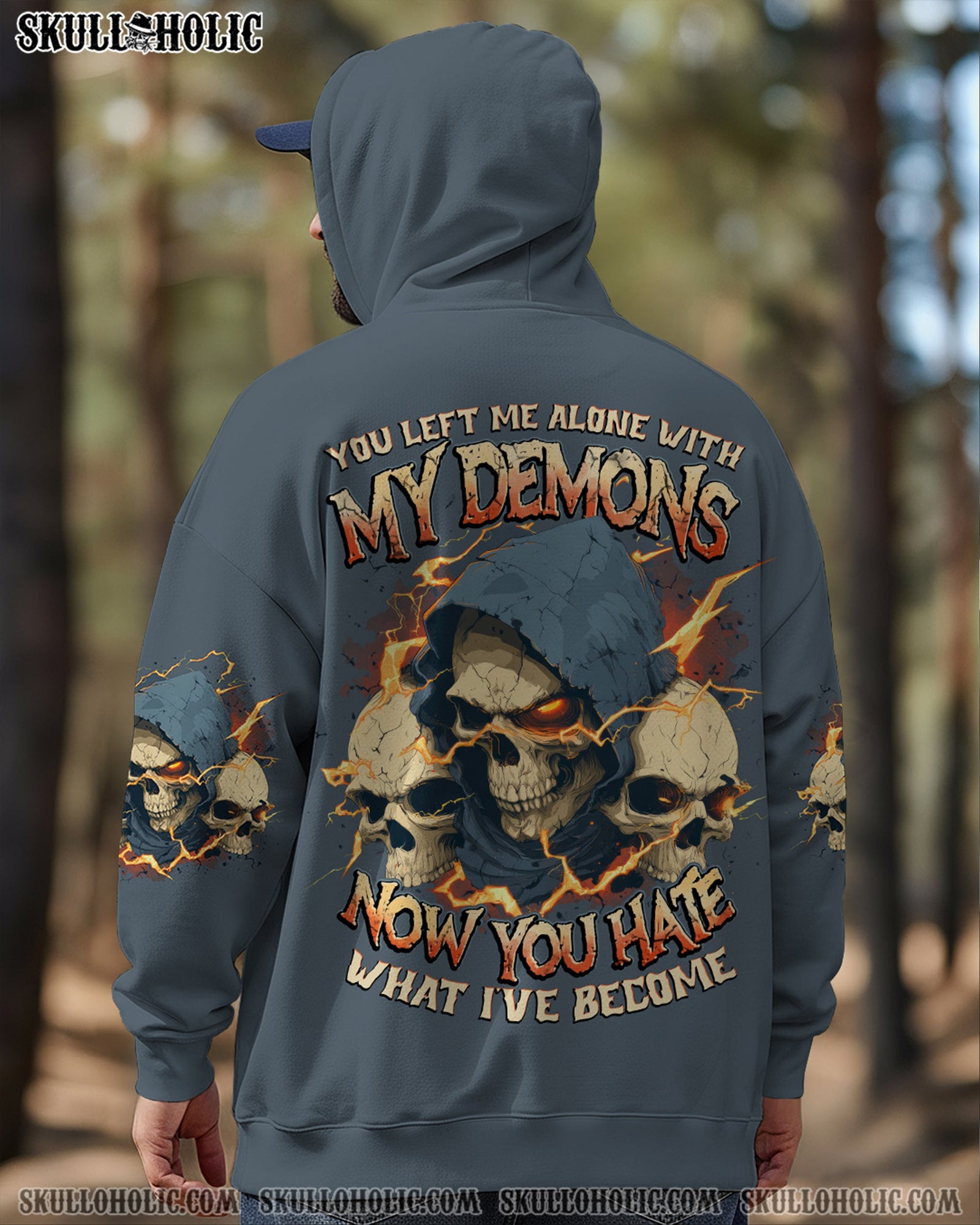 BLISSCORNERS YOU LEFT ME ALONE WITH MY DEMONS ALL OVER PRINT