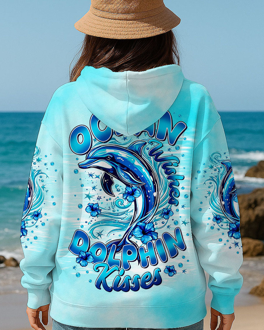BLISSCORNERS OCEAN WISHES DOLPHIN KISSES ALL OVER PRINT
