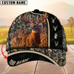 Blisscorners Premium Unique New Deer Hunting Camouflage Pattern Multicolor Personalized Name 3D Cap