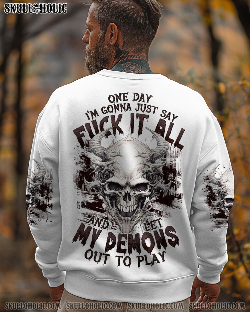 BLISSCORNERS ONE DAY I'M GONNA JUST SAY ALL OVER PRINT