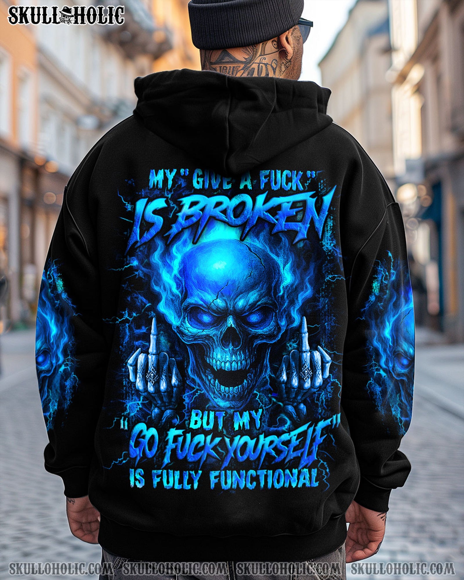 BLISSCORNERS MY GIVE A F IS BROKEN ALL OVER PRINT