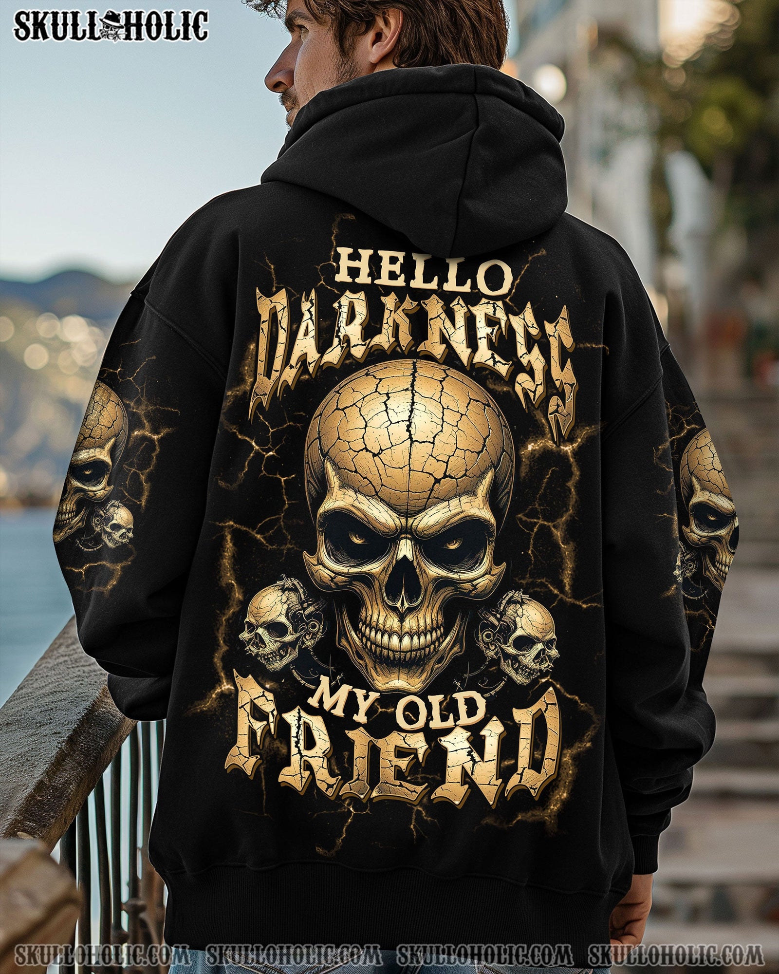 BLISSCORNERS HELLO DARKNESS MY OLD FRIEND ALL OVER PRINT