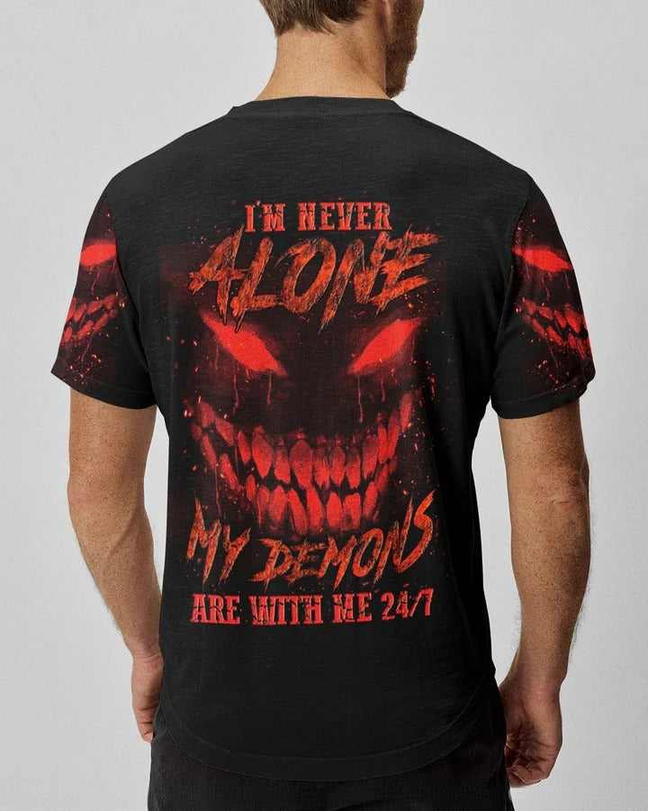 BLISSCORNERS I'M NEVER ALONE SKULL DEMON ALL OVER PRINT 6