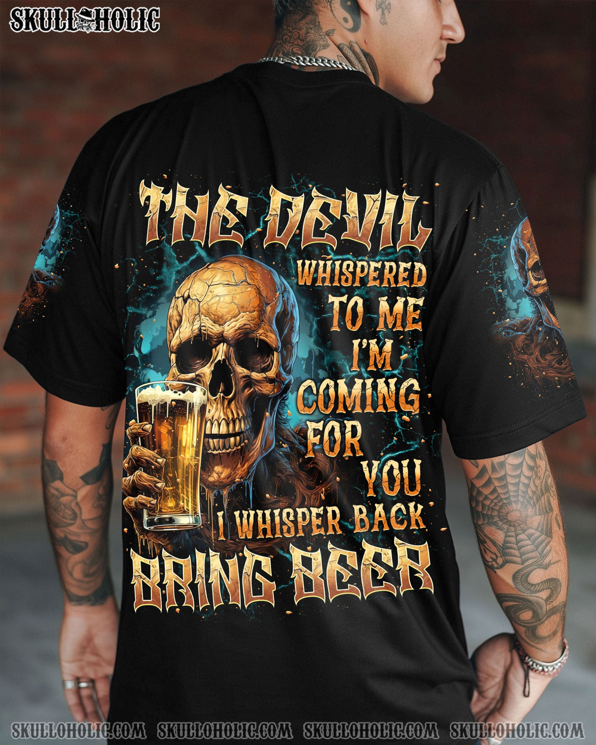 BLISSCORNERS BRING BEER SKULL ALL OVER PRINT