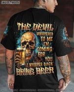 BLISSCORNERS BRING BEER SKULL ALL OVER PRINT