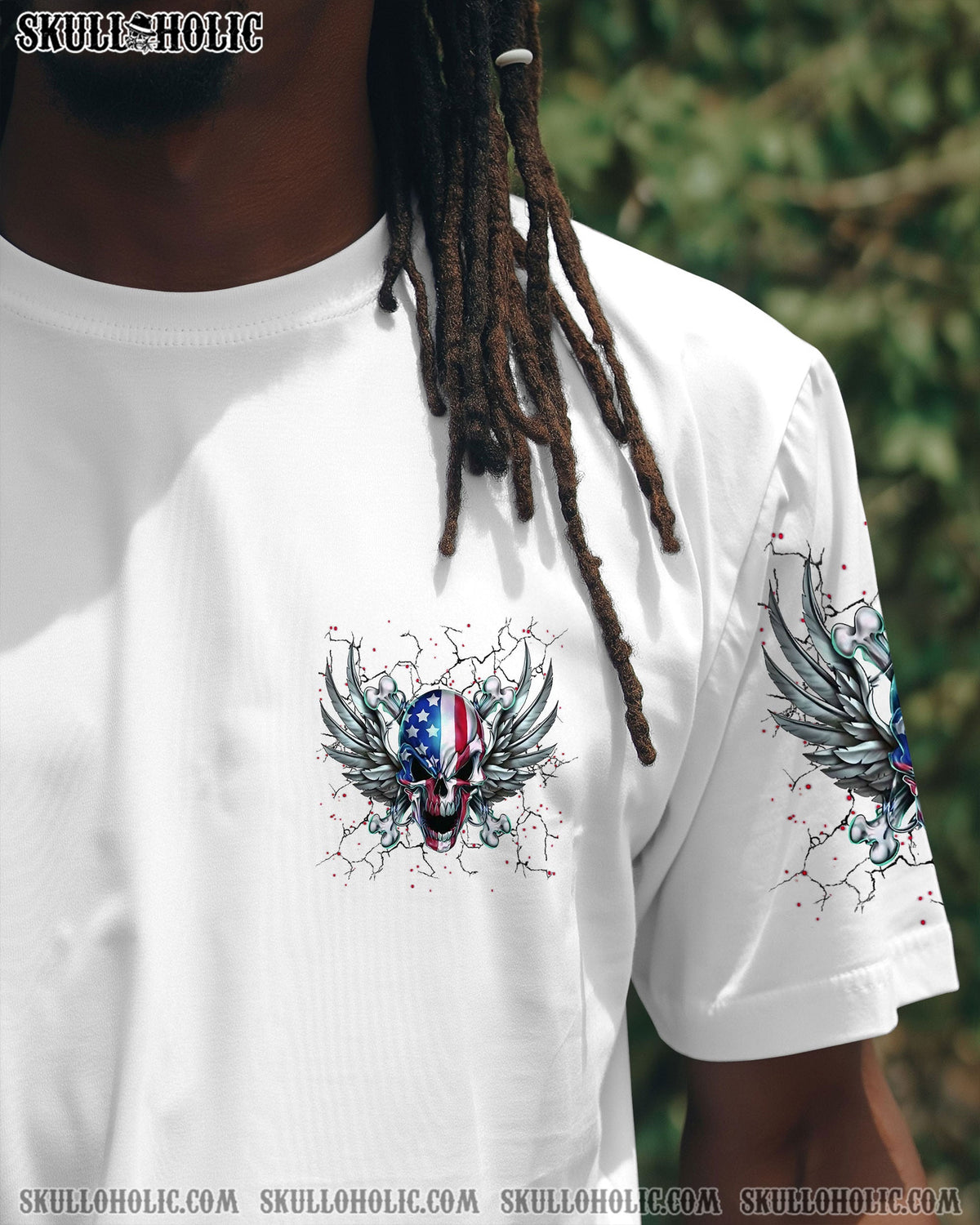 BLISSCORNERS AMERICA LIVE IT LOVE IT OR GET THE HELL OUT ALL OVER PRINT