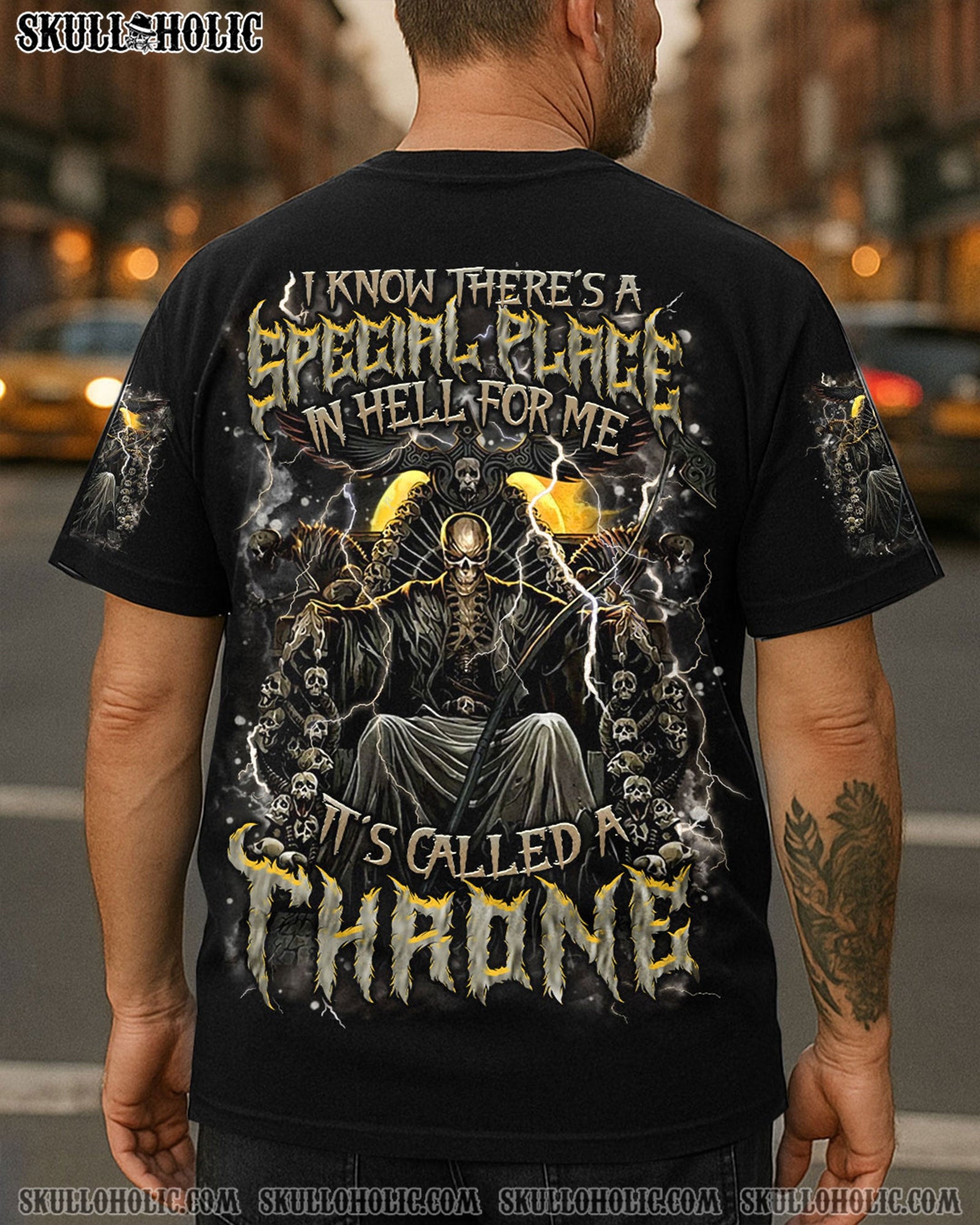 BLISSCORNERS THRONE SKULL ALL OVER PRINT