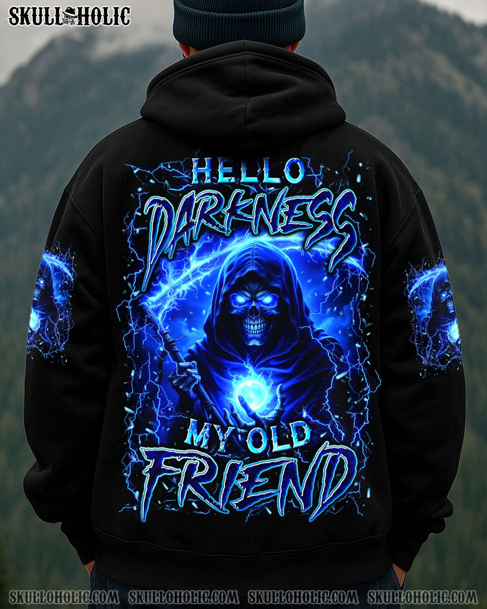 BLISSCORNERS HELLO DARKNESS MY OLD FRIEND ALL OVER PRINT