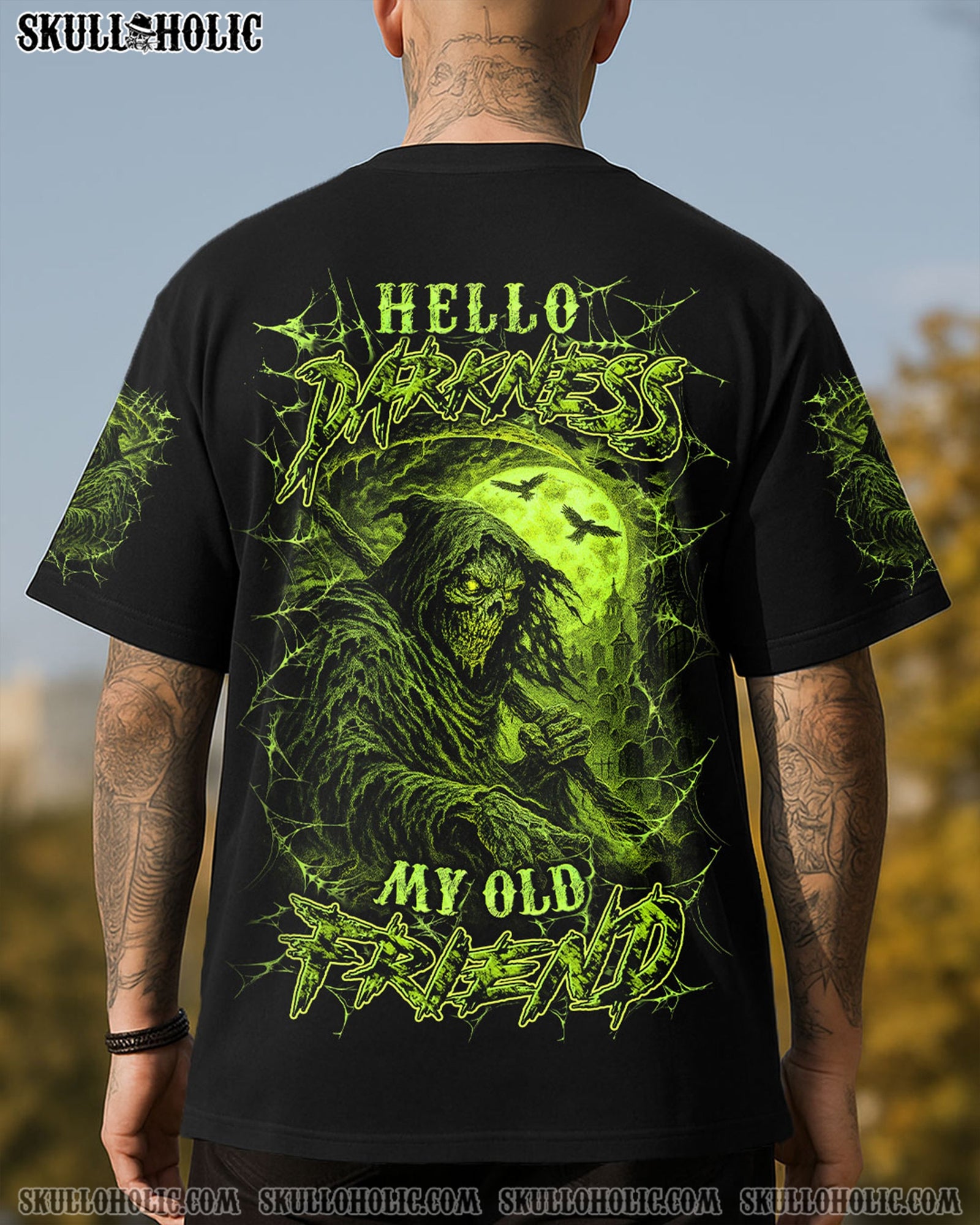 BLISSCORNERS HELLO DARKNESS MY OLD FRIEND ALL OVER PRINT