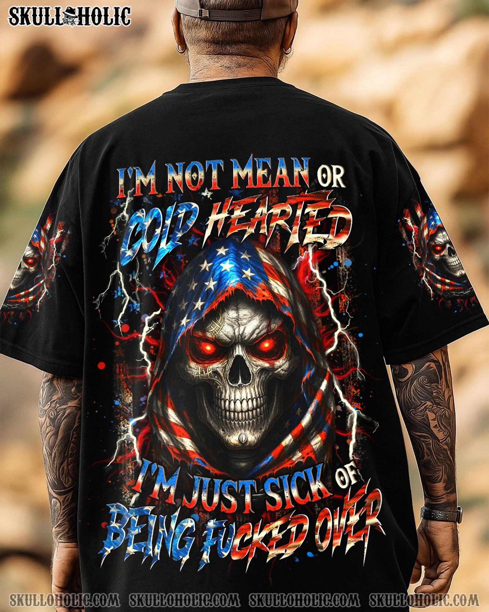 BLISSCORNERS I'M NOT MEAN OR COLD HEARTED ALL OVER PRINT
