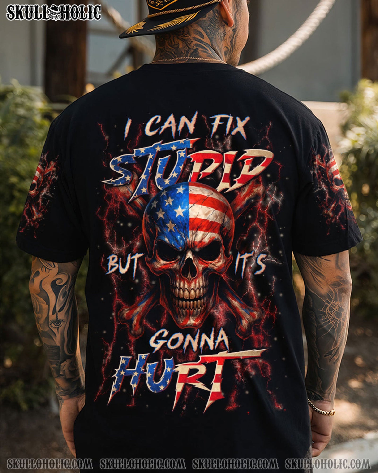 BLISSCORNERS I CAN FIX STUPID BUT IT'S GONNA HURT ALL OVER PRINT