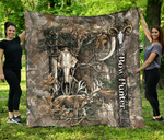 Blisscorners Hunting Bow Hunter Skull Blanket