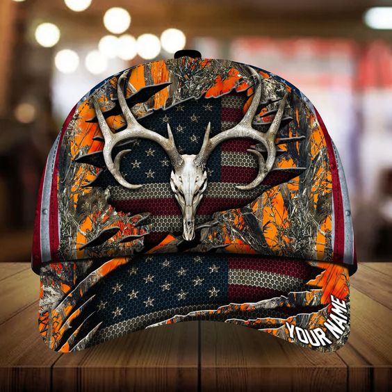 Blisscorners Deer Hunting Personalized 3D Hat