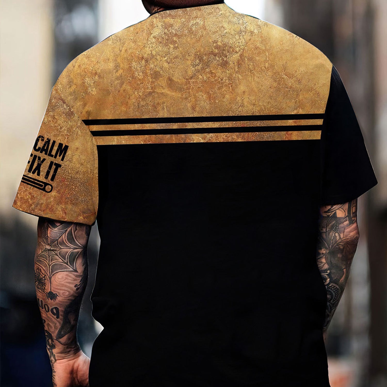 Blisscorners Customizable Name Mechanic Shirt, Stay Dirty My Friends Shirt, Blue Collar Rebellion, Mechanic & Worker Shirt for Men, Unique Gift for Truck Lovers