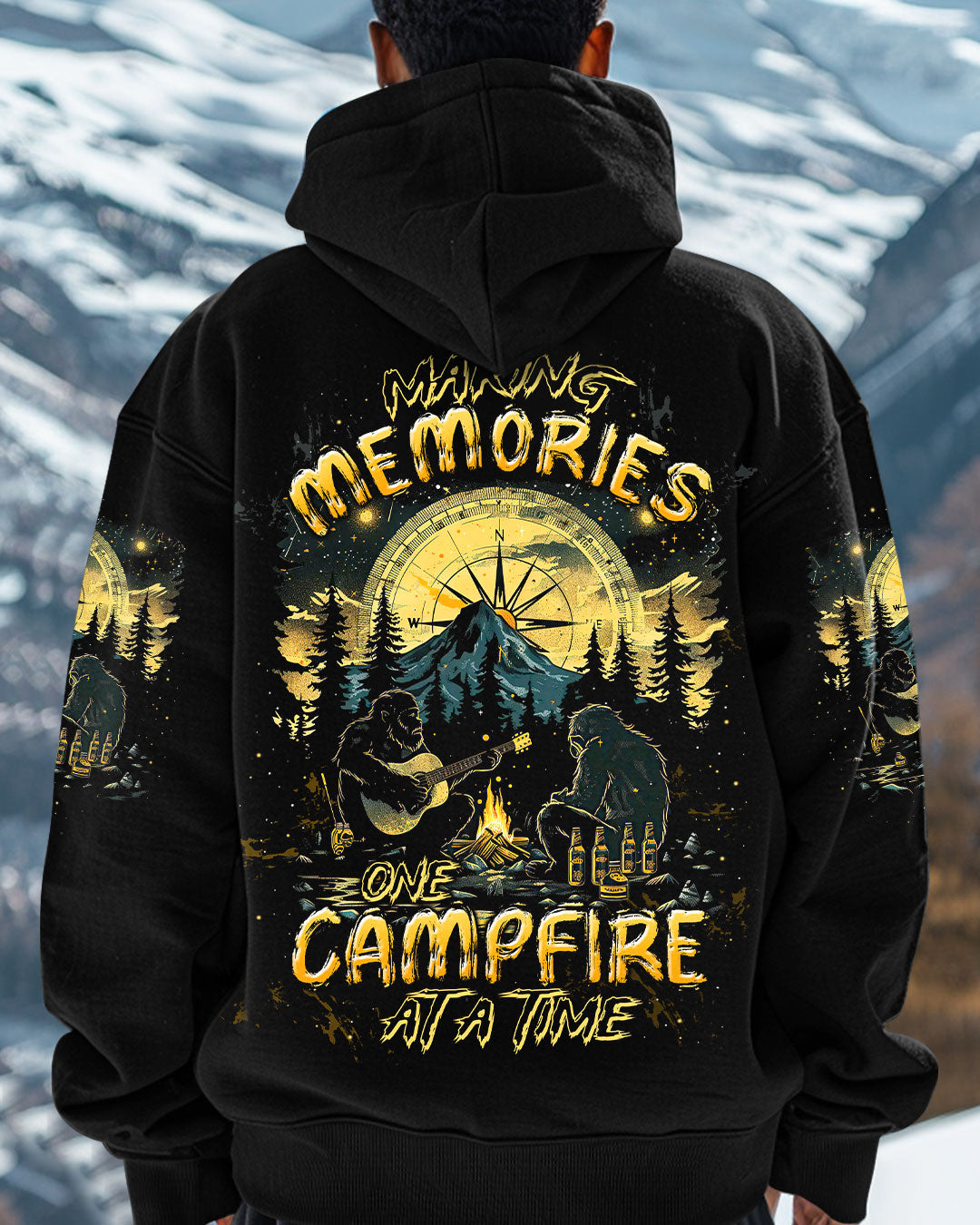 BLISSCORNERS MAKING MEMORIES ONE CAMPFIRE AT A TIME BIGFOOT ALL OVER PRINT