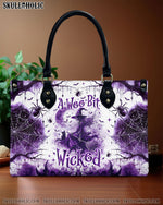 BLISSCORNERS A WEE BIT WICKED HALLOWEEN LEATHER HANDBAG