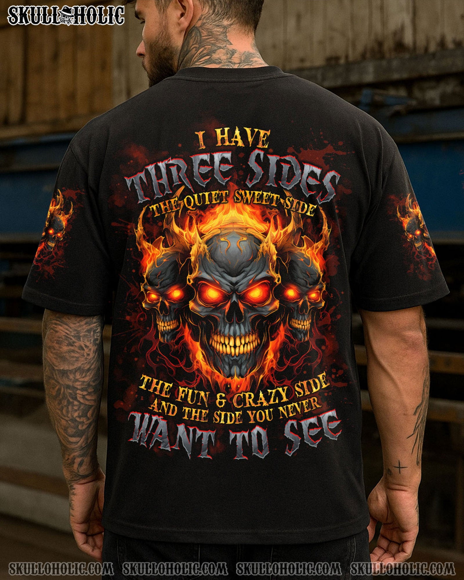 BLISSCORNERS I HAVE THREE SIDES ALL OVER PRINT
