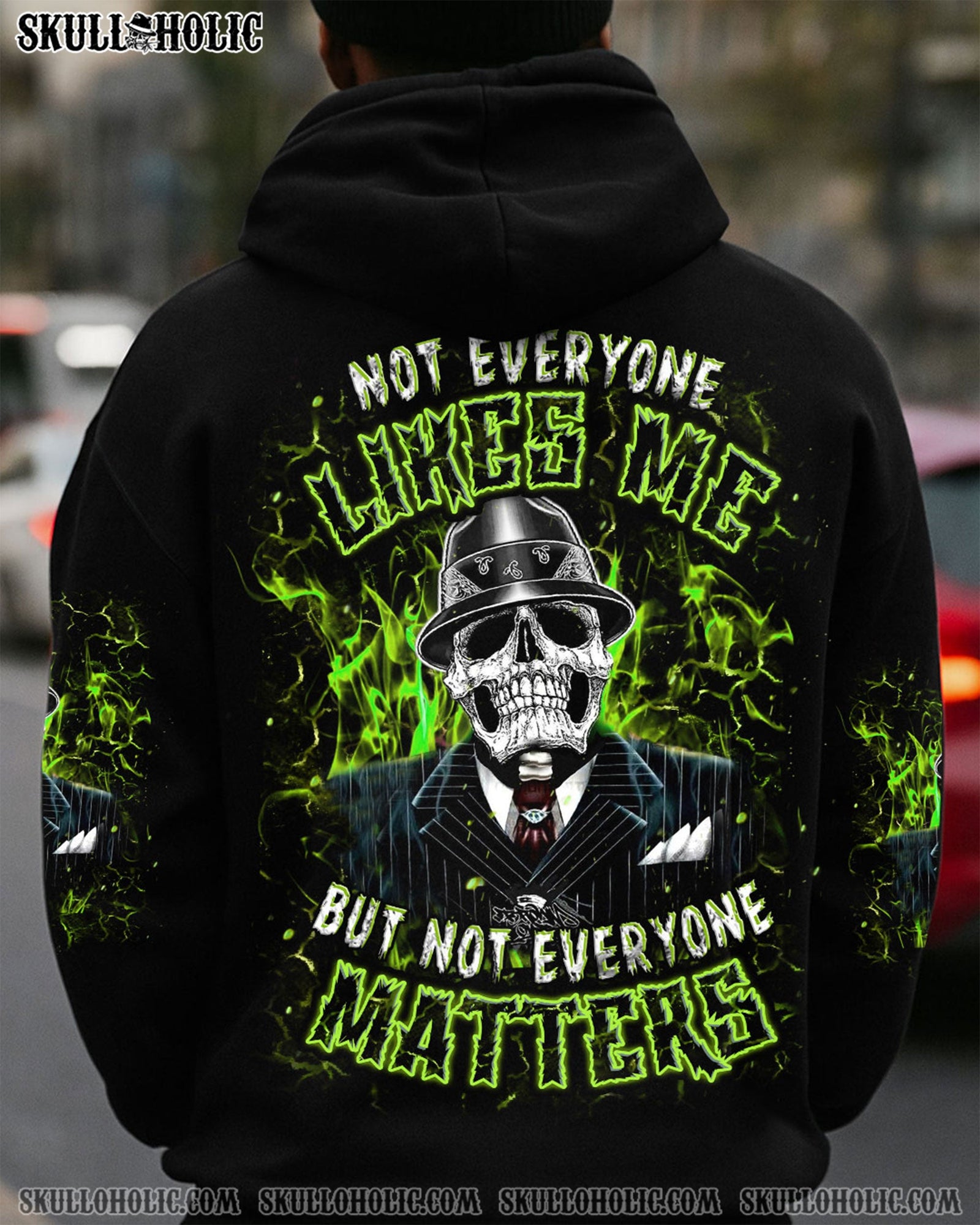 BLISSCORNERS NOT EVERYONE LIKES ME SKULL ALL OVER PRINT