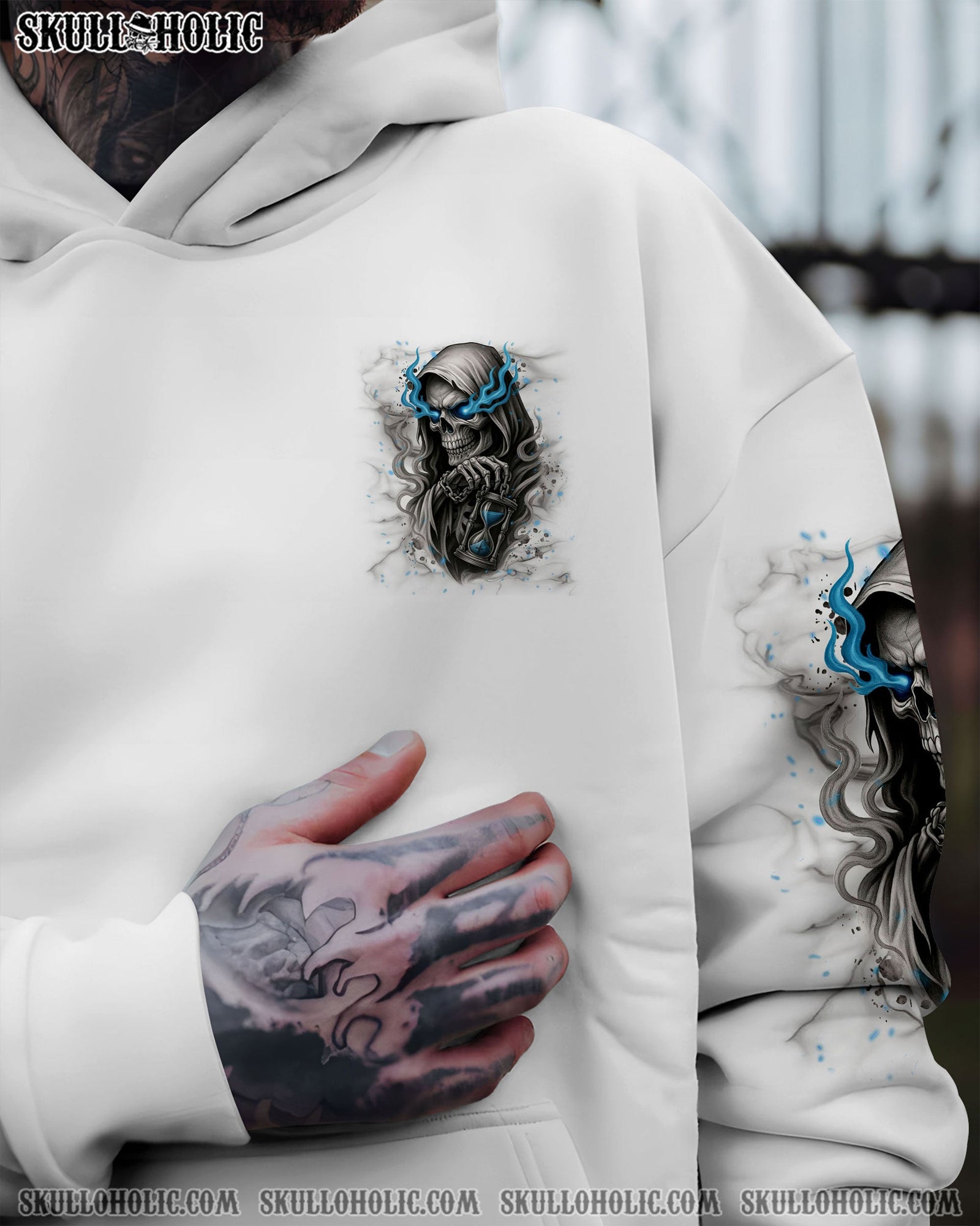 BLISSCORNERS NOT EVERYONE LIKES ME SKULL REAPER ALL OVER PRINT