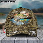 Blisscorners Walleyes Camouflage Fishing Customized Name 3D Cap