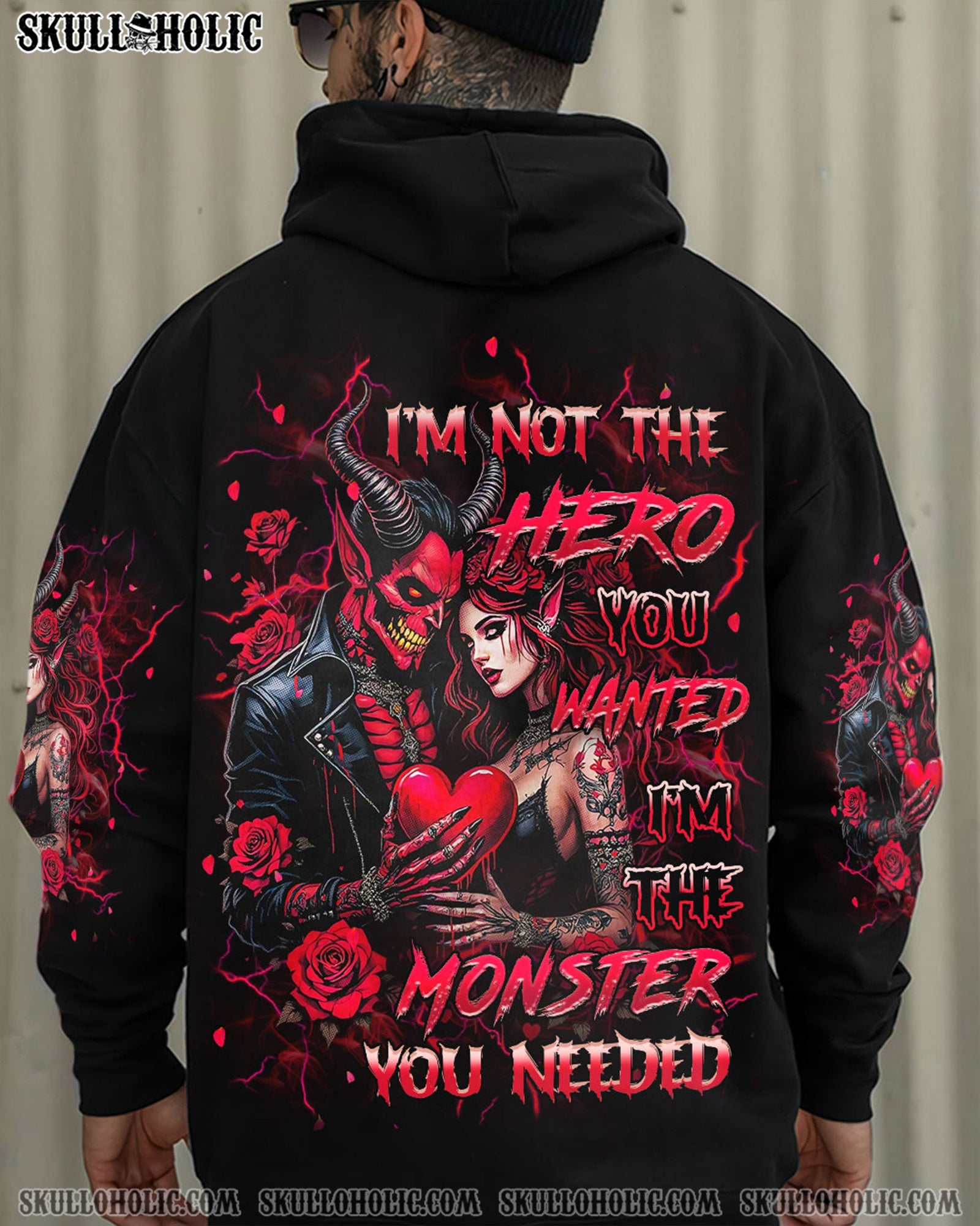 BLISSCORNERS I'M NOT THE HERO YOU WANTED ALL OVER PRINT