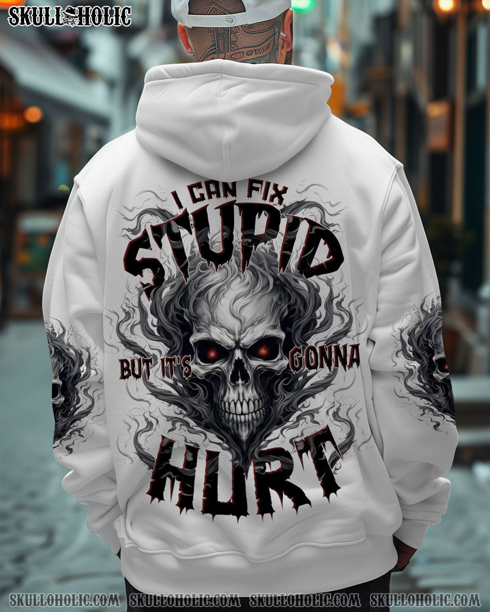 BLISSCORNERS I CAN FIX STUPID BUT IT'S GONNA HURT ALL OVER PRINT