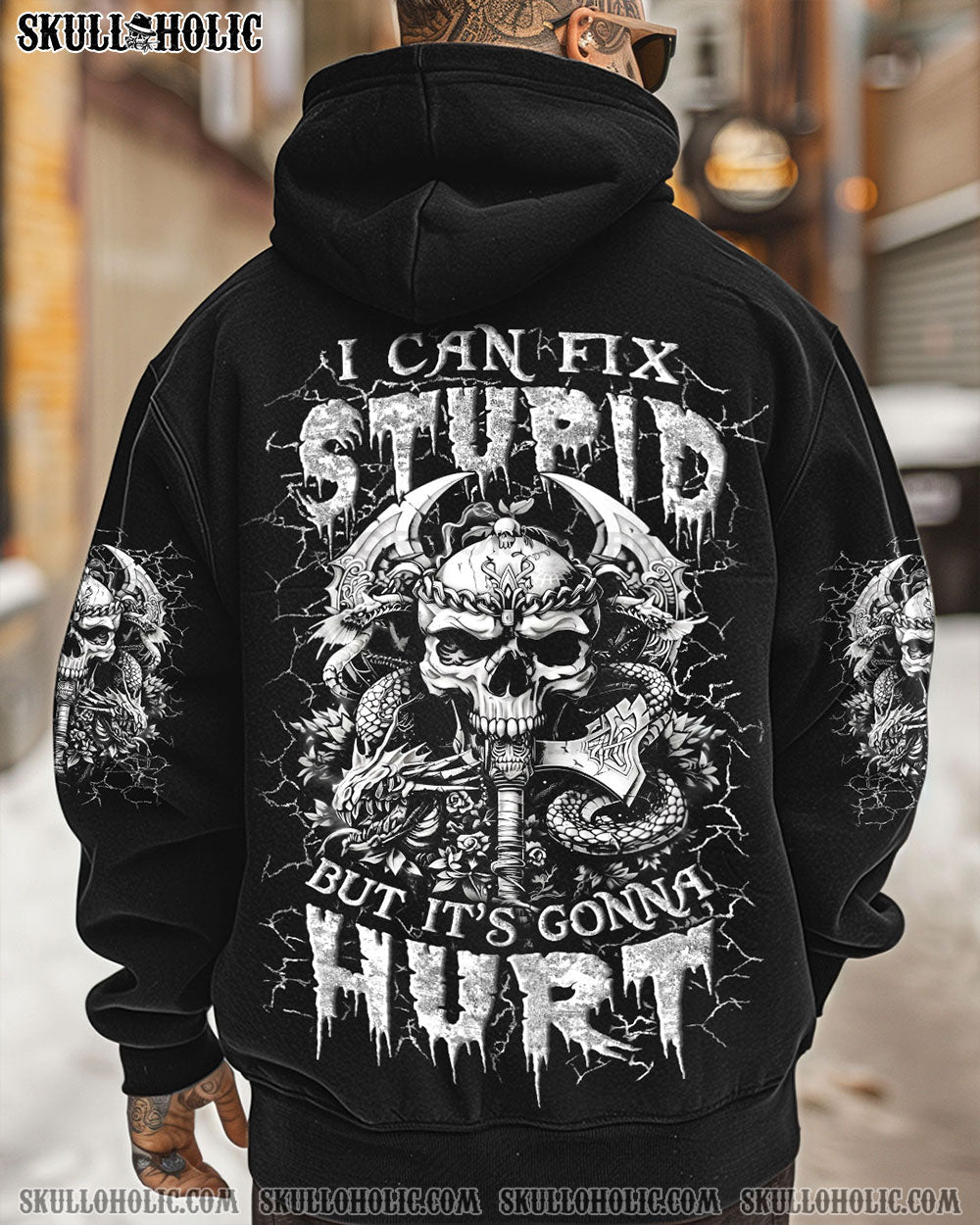 BLISSCORNERS I CAN FIX STUPID BUT IT'S GONNA HURT ALL OVER PRINT