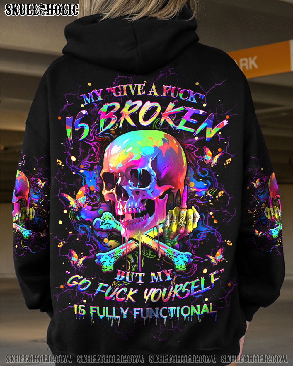 BLISSCORNERS MY GIVE A F IS BROKEN ALL OVER PRINT