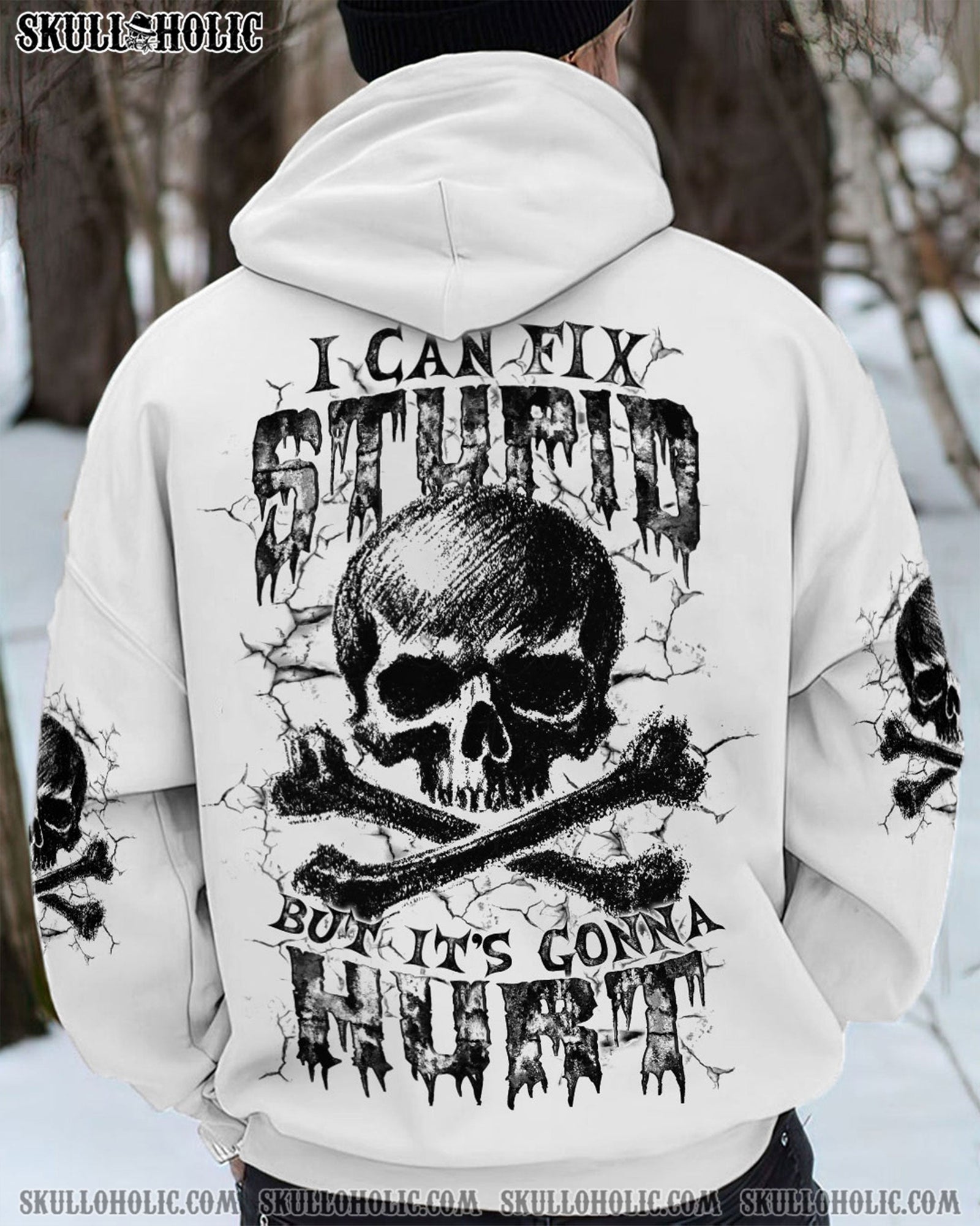BLISSCORNERS I CAN FIX STUPID BUT IT'S GONNA HURT ALL OVER PRINT