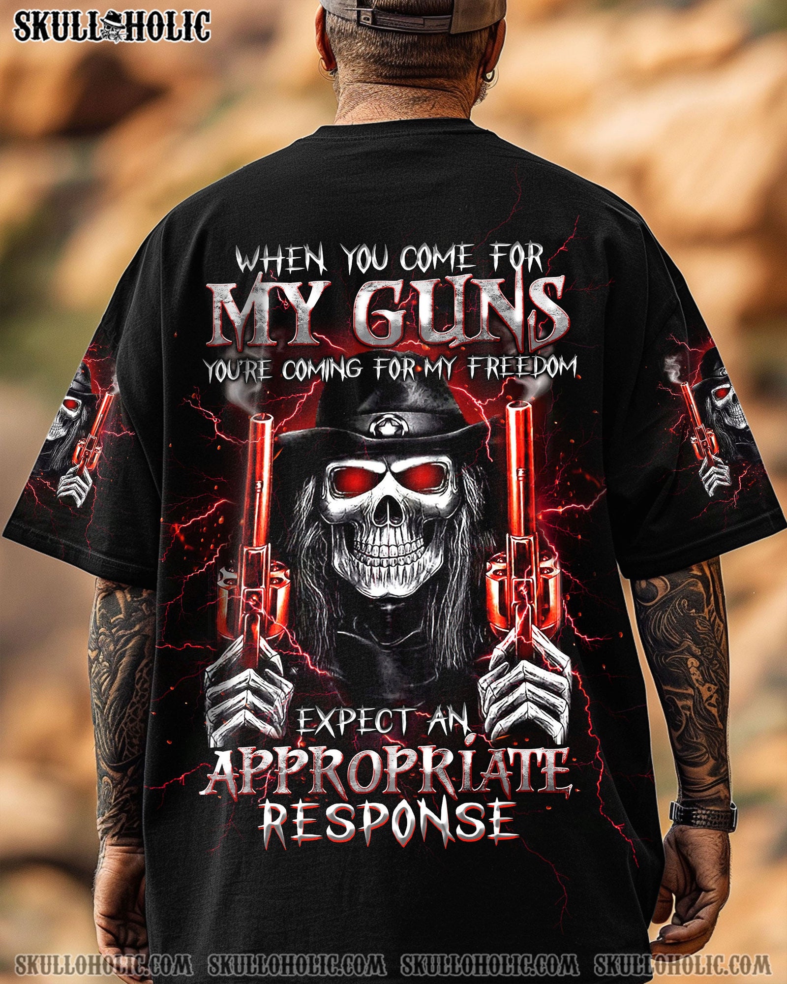 BLISSCORNERS WHEN YOU COME FOR MY G SKULL ALL OVER PRINT