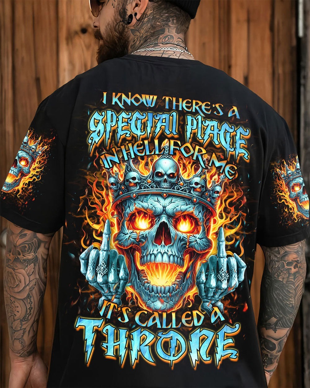BLISSCORNERS THRONE SKULL ALL OVER PRINT