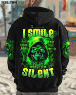 BLISSCORNERS BE CAREFUL WHEN I'M SILENT REAPER ALL OVER PRINT